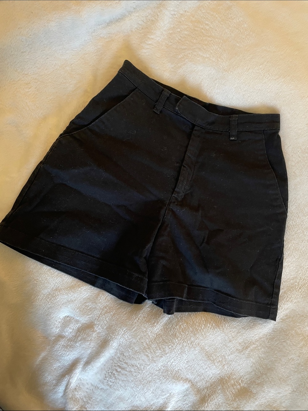 Lee Black High-Waist Women's Shorts